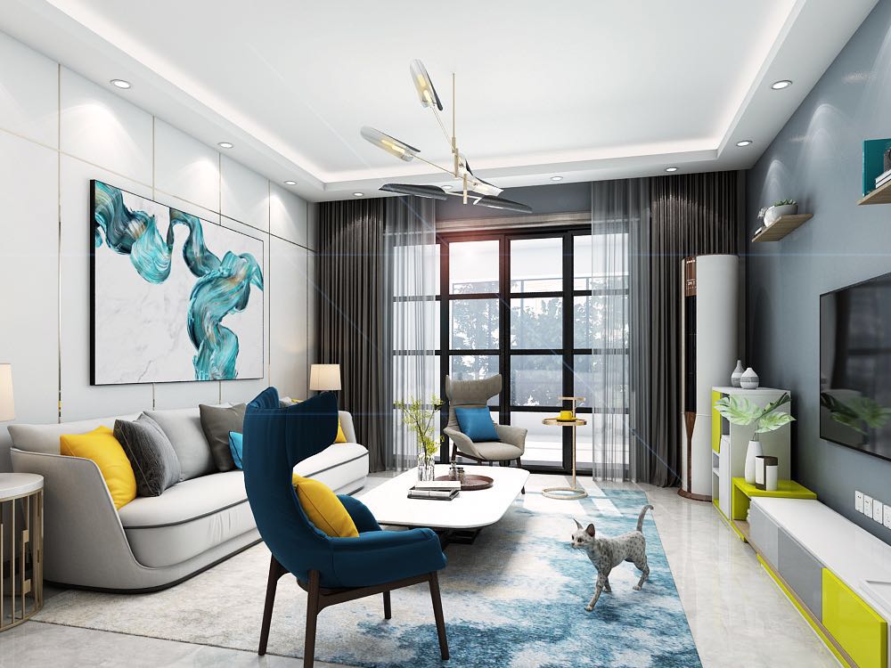 龍湖九里晴川-現(xiàn)代簡約-臥室設(shè)計(jì)效果圖