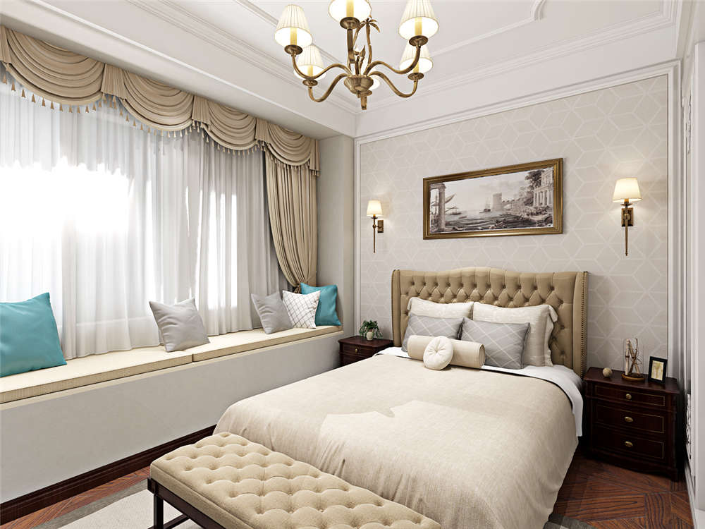 龍湖九里晴川-現(xiàn)代簡約-臥室設(shè)計(jì)效果圖