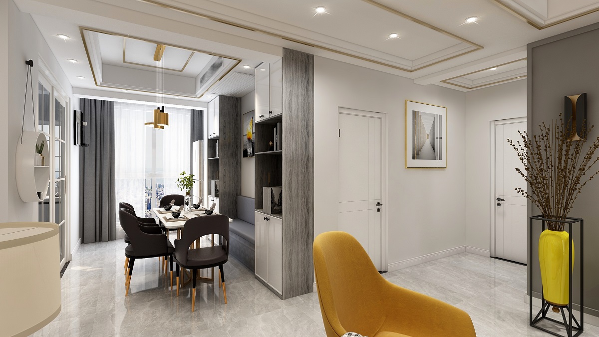 龍湖九里晴川-現(xiàn)代簡約-臥室設(shè)計效果圖