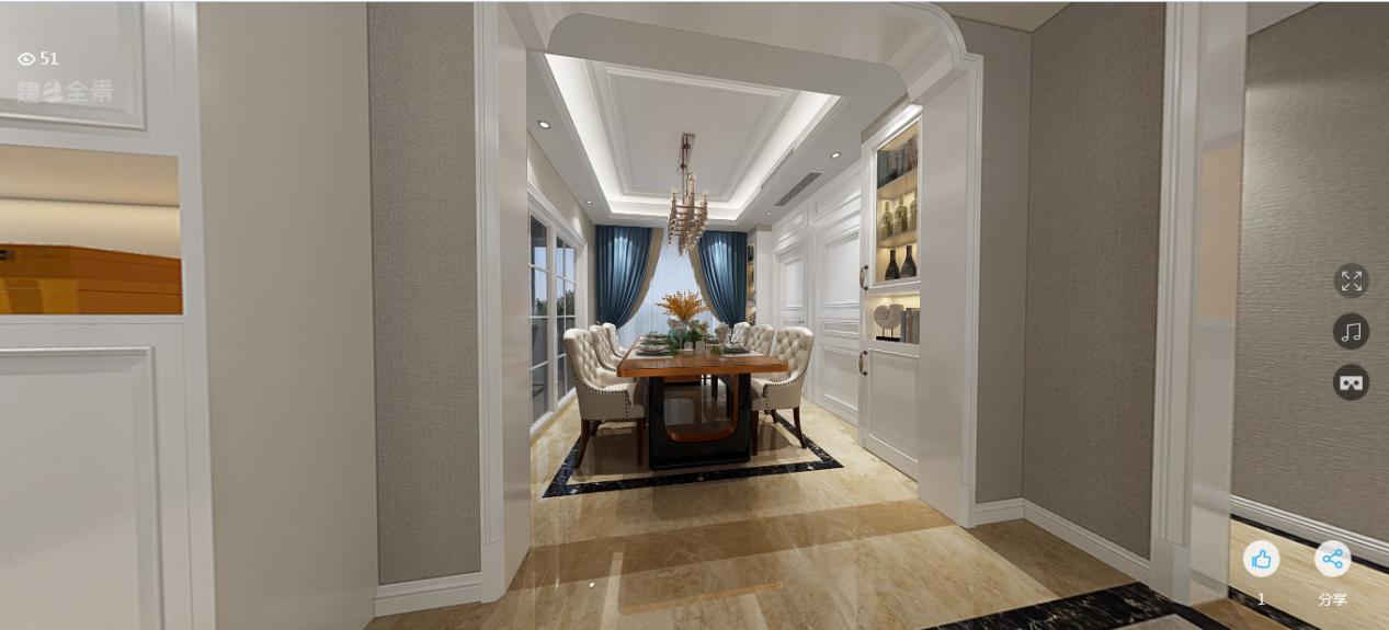 龍湖九里晴川-現(xiàn)代簡約-臥室設計效果圖